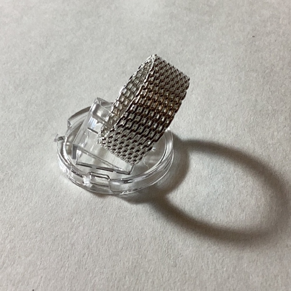 Woven Bendable Ring In Silver Plated - image 3